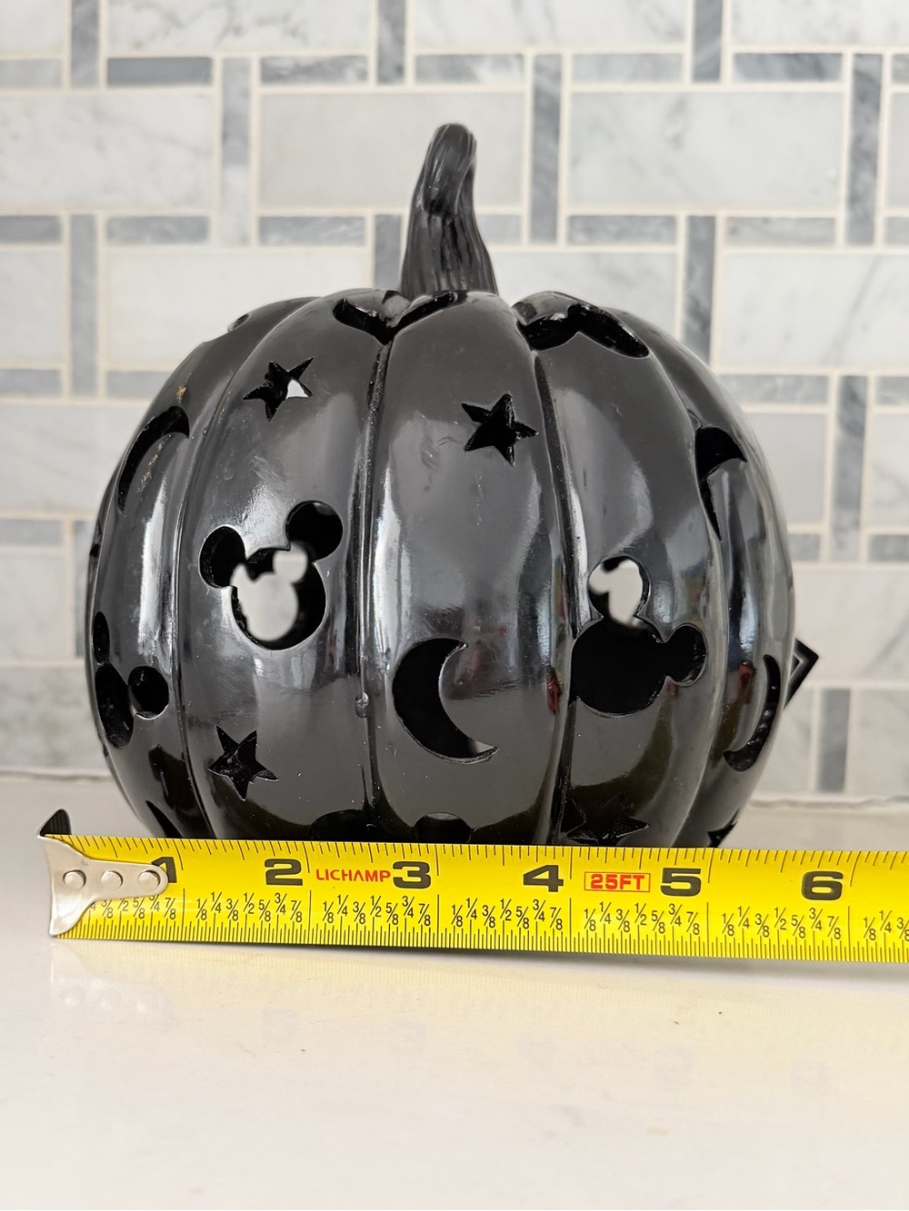 New Disney Mickey icon color changing light up pumpkin  halloween decoration - Picture 6 of 11